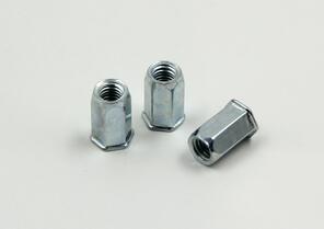 small countersunk head round body nuts